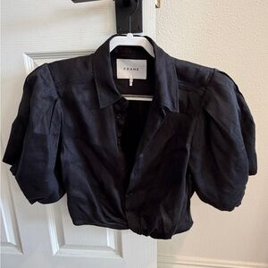 Frame Cropped Button Down